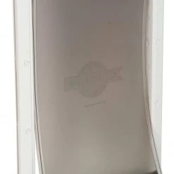Best Sale ✔️ PetSafe Pet Doors Plastic Pet Door Medium (26- 40-lb) White Plastic Door or Wall Pet Door 🧨