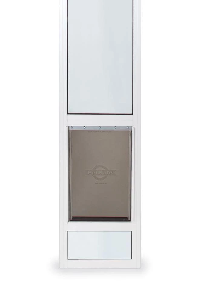 Best deal ๐ PetSafe Pet Doors Patio Panel Large (71- 90-lb) White Aluminum Sliding Pet Door ๐