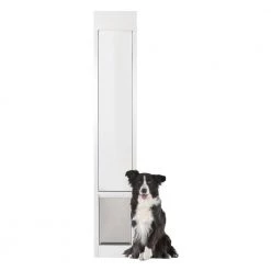 Best Pirce ๐ PetSafe Pet Doors Patio Panel Large White Aluminum Sliding Pet Door ๐
