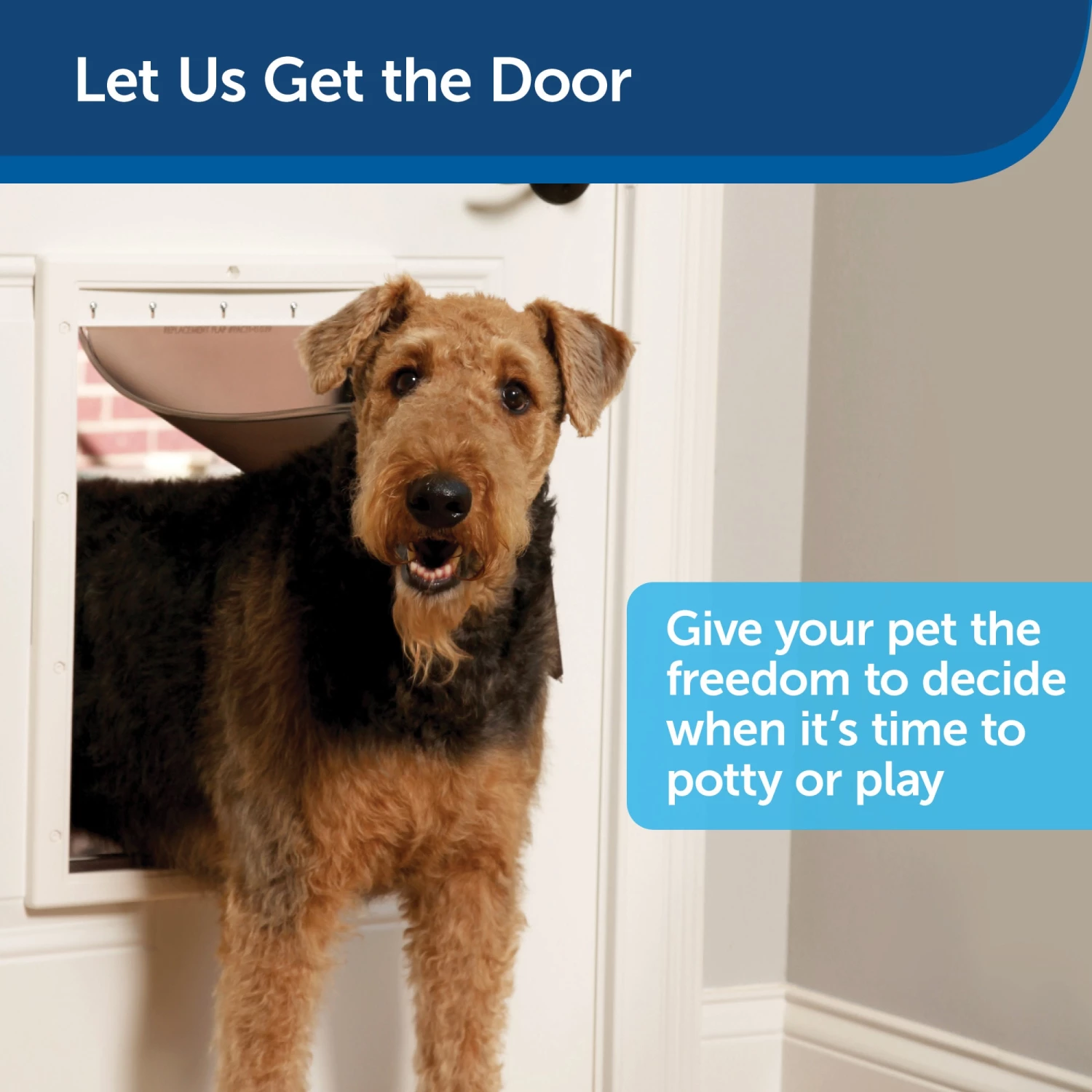 Hot Sale 😀 PetSafe Pet Doors Plastic Pet Door Small (25-lb or Less) White Plastic Door or Wall Pet Door 🥰 - Image 2