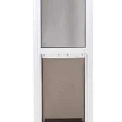 Wholesale 🌟 PetSafe Pet Doors Patio Panel Medium (26- 40-lb) White Aluminum Sliding Pet Door 🥰