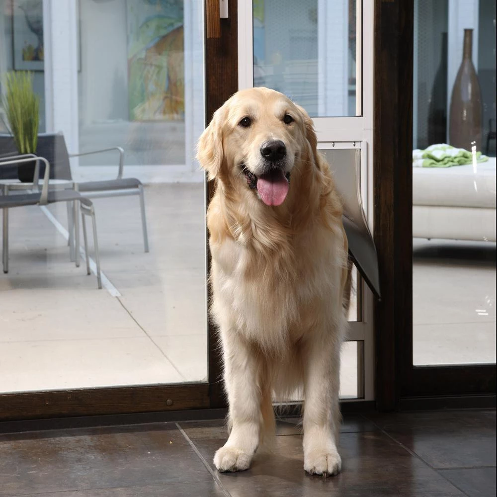 Best deal ๐ PetSafe Pet Doors Patio Panel Large (71- 90-lb) White Aluminum Sliding Pet Door ๐ - Image 3