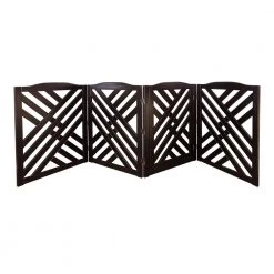 Brand new โ Casual Home Pet Gates Freestanding Brown Wood Pet Gate โ๏ธ