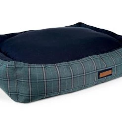 Cheap 💯 The Houndry Pet Beds Peacock Pooch Sunbrella Acrylic Fabric Rectangular 30-in x 25-in 🐕 Dog Bed (For Medium) 🔥