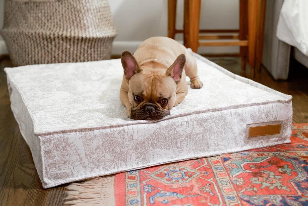 Buy 😉 The Houndry Pet Beds Country Chase Sunbrella Acrylic Fabric Rectangular 48-in x 36-in 🐕 Dog Bed (For Large) 😉 - Image 4