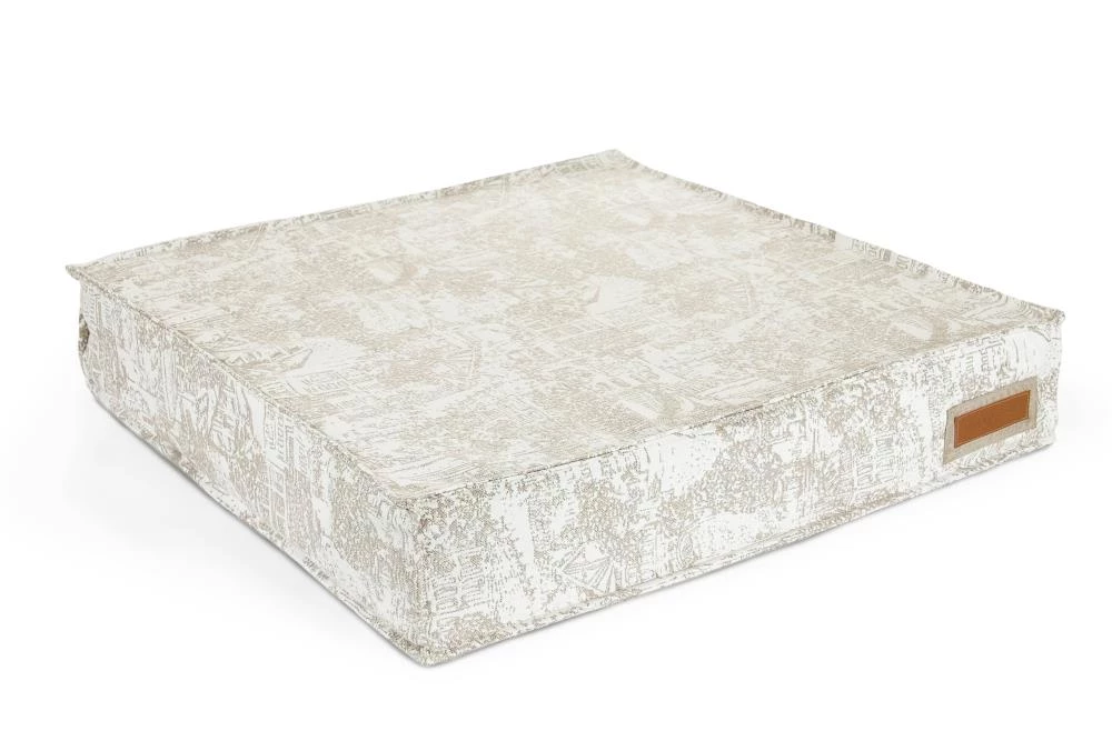 Buy 😉 The Houndry Pet Beds Country Chase Sunbrella Acrylic Fabric Rectangular 48-in x 36-in 🐕 Dog Bed (For Large) 😉