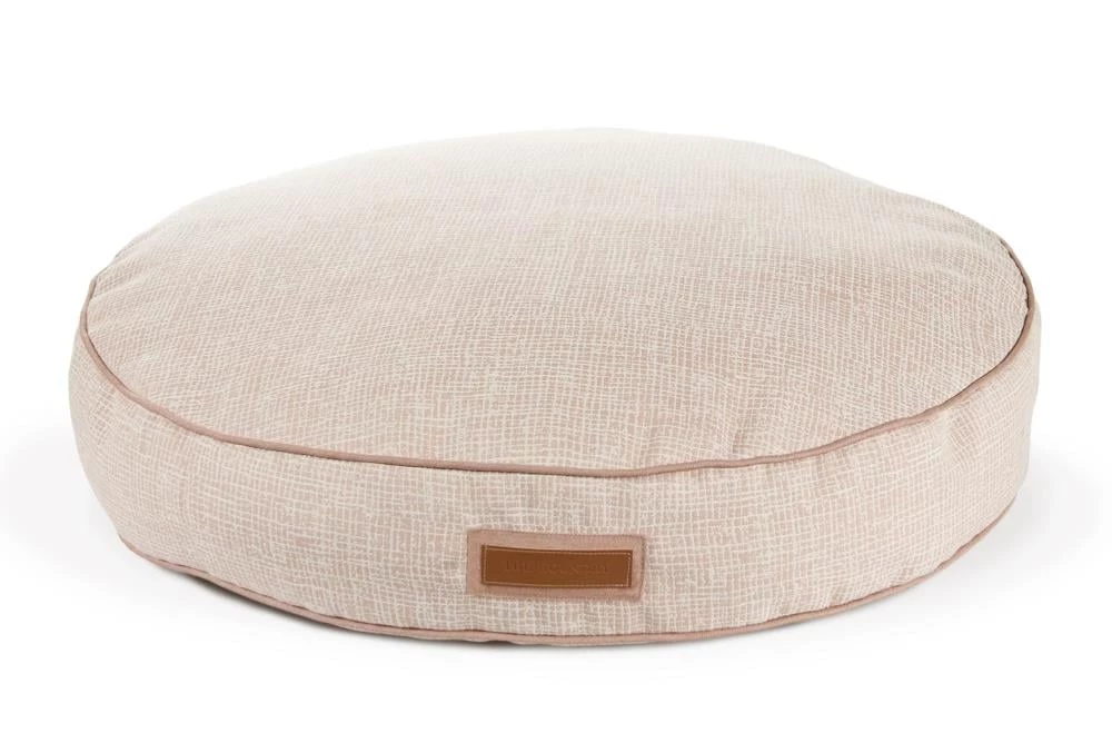 Cheapest ๐งจ The Houndry Pet Beds Puppy Belly Pink Sunbrella Acrylic Fabric Round 24-in x 24-in ๐ฆฎ Dog Bed (For Small) ๐