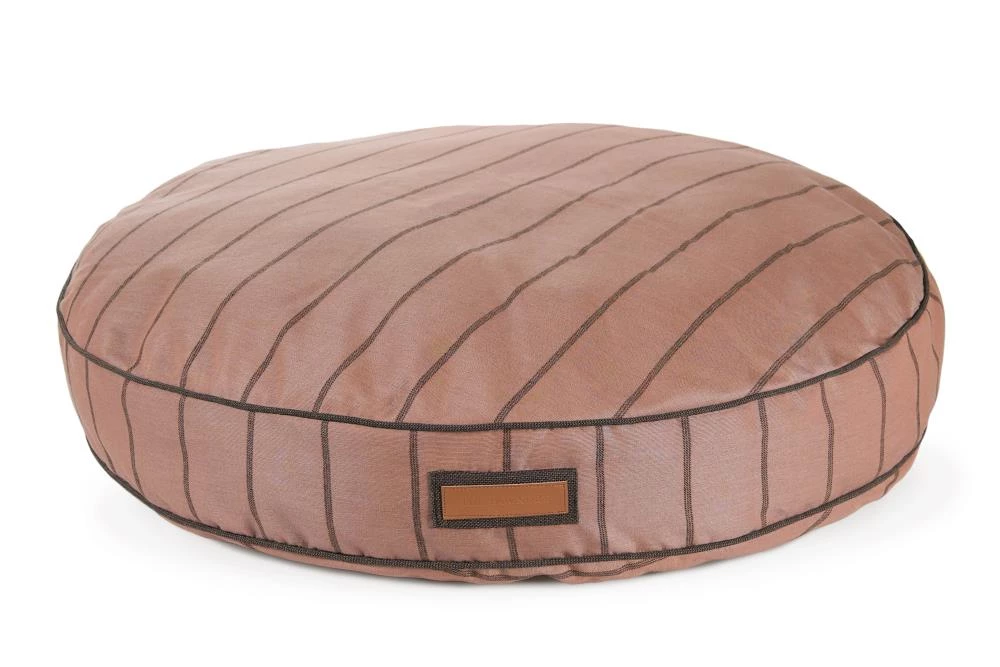 Budget ๐ The Houndry Pet Beds Blushing Basset Sunbrella Acrylic Fabric Round 24-in x 24-in ๐ฆฎ Dog Bed (For Small) โค๏ธ