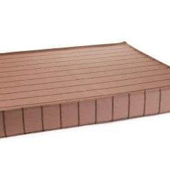 Coupon 🔥 The Houndry Pet Beds Blushing Basset Sunbrella Acrylic Fabric Rectangular 22-in x 22-in 🦮 Dog Bed (For Small) 🥰