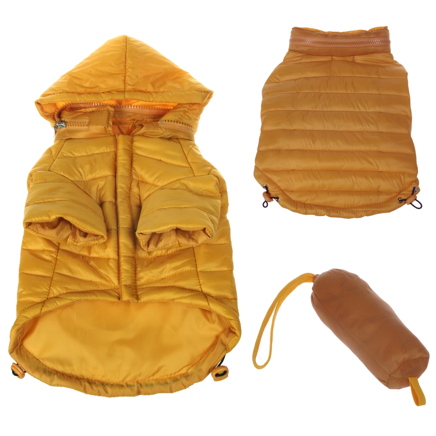 Best deal ⭐ Pet Life Pet Clothing Lightweight Adjustable 'Sporty Avalanche' Pet 🧥 Coat Medium (26- 40-lb) Mustard Yellow 🐶 Dog/Cat 🧥 Coat 🧨 - Image 10