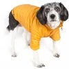 Best deal ⭐ Pet Life Pet Clothing Lightweight Adjustable 'Sporty Avalanche' Pet 🧥 Coat Medium (26- 40-lb) Mustard Yellow 🐶 Dog/Cat 🧥 Coat 🧨