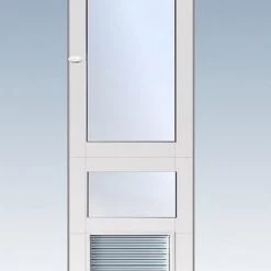 Brand new โ High Tech Pet Pet Doors Armor Flex Pet Door Large (71- 90-lb) Off White Aluminum Sliding Pet Door ๐