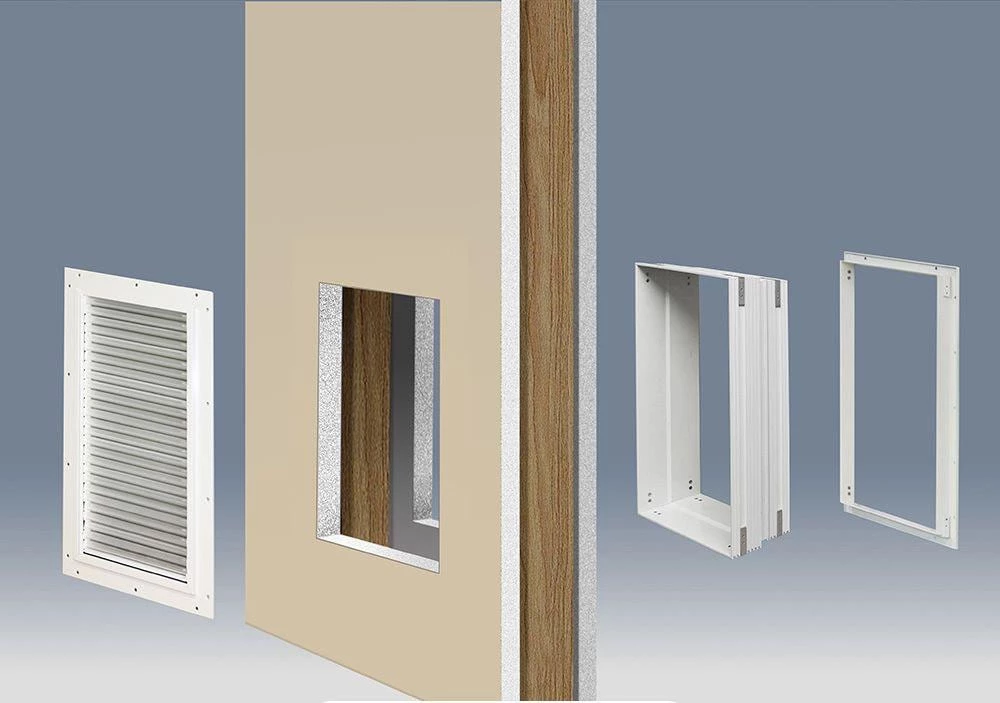 Cheapest ๐คฉ High Tech Pet Pet Doors Armor Flex Medium (26- 40-lb) Off White Aluminum Door or Wall Pet Door ๐งจ - Image 3