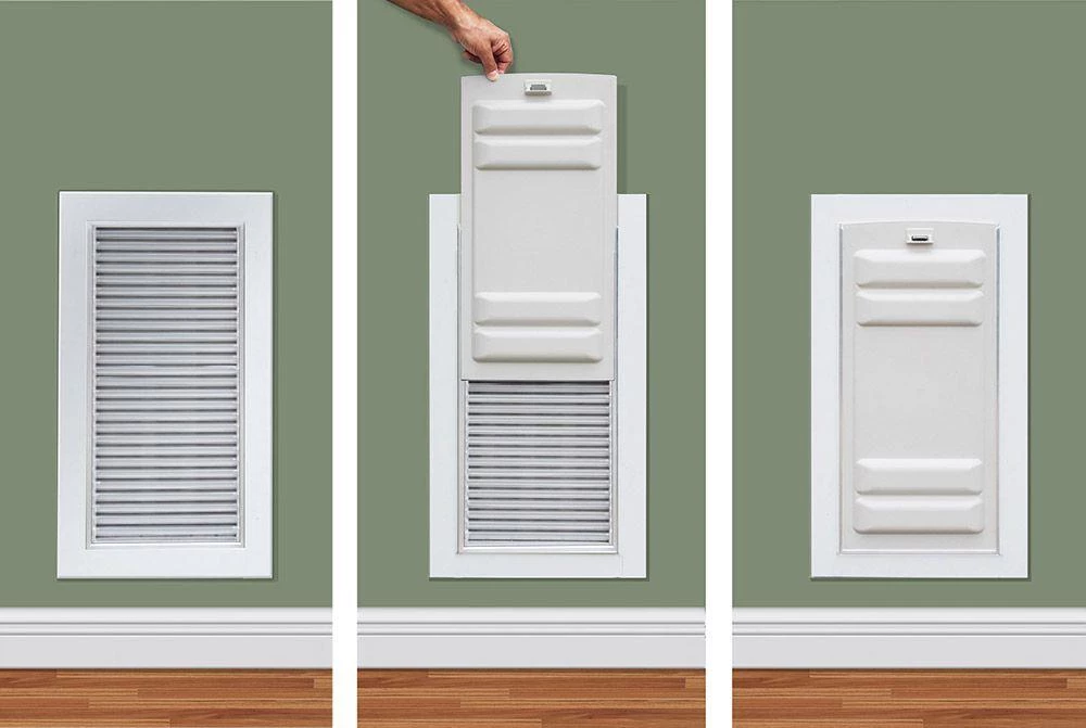 Cheapest ๐คฉ High Tech Pet Pet Doors Armor Flex Medium (26- 40-lb) Off White Aluminum Door or Wall Pet Door ๐งจ - Image 7