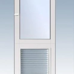 Budget 🥰 High Tech Pet Pet Doors Armor Flex X-Large (91- 110-lb) Off White Aluminum Sliding Pet Door 🎉
