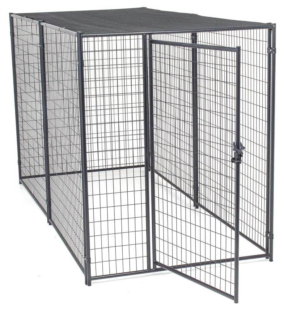 Coupon 😀 Lucky 🐶 Dog Crates & Kennels 10-ft L x 5-ft W x 6.525-ft H Preassembled Kit 😀