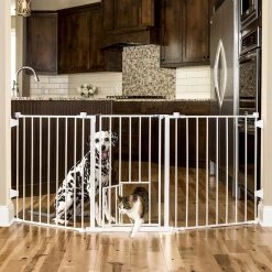 Wholesale 🥰 Carlson Pet Products Pet Gates Tension-Mount White Metal Pet Gate 👍