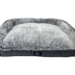 Best deal 🔥 Serta Pet Beds Gray Polyester Rectangular 29-in x 39-in 🐶 Dog Bed (For Large) 😀