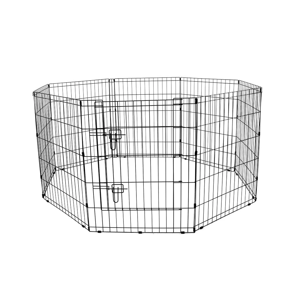 Top 10 ๐ Pet Essentials ๐ถ Dog Pens & Runs 30-in x 48-in Black Steel Exercise Pen โ