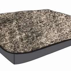 Deals ❤️ Precious Tails Pet Beds Two Tone Gray Sherpa Rectangular 35-in x 26-in 🐕 Dog Bed (For Medium) 😉