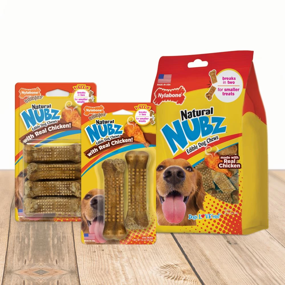 Cheapest 😀 Nylabone Pet Treats Nubz Edible 🦮 Dog Chews Dental Treats for 🦮 Dog Chicken Flavor (6.6-oz) 🔥 - Image 8