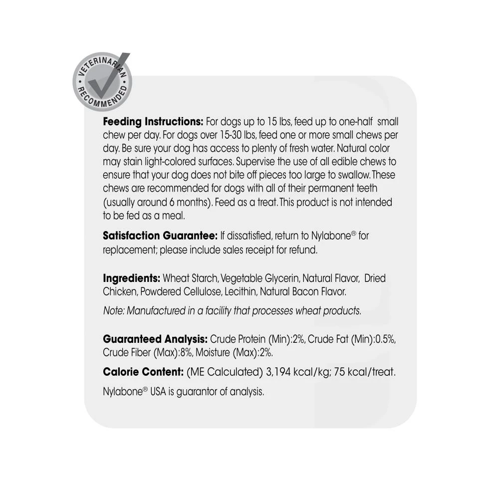 Cheapest 😀 Nylabone Pet Treats Nubz Edible 🦮 Dog Chews Dental Treats for 🦮 Dog Chicken Flavor (6.6-oz) 🔥 - Image 7