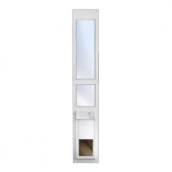 Brand new ๐ฅฐ High Tech Pet Pet Doors Medium (26- 40-lb) White Composite Sliding Pet Door ๐ฏ