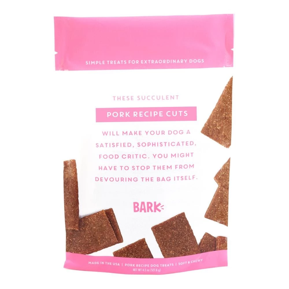 Outlet ๐ BARK Pet Treats BARK Pork Recipe Cuts ๐ฆฎ Dog Treats Snacks for Pork Flavor ๐