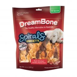 Coupon ⌛ DreamBone Pet Treats Spirals Variety Pack No-rawhide Chews for 🐶 Dog Variety Flavor 🔥