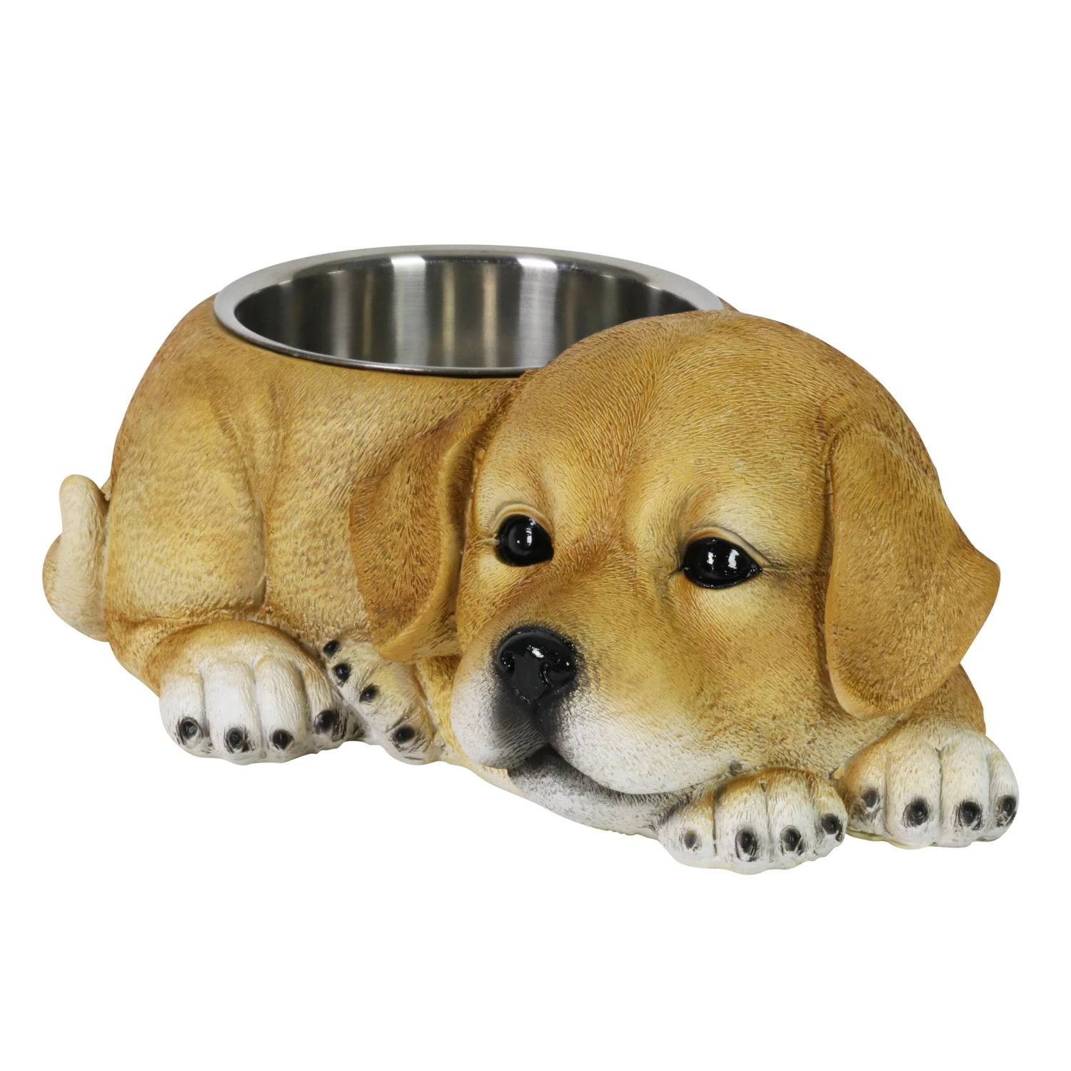 New 🎁 Exhart Food & Water Bowls Labrador, 14 by 5.5 Inches Labrador Bowl, MultiColor 🥰 - Image 3