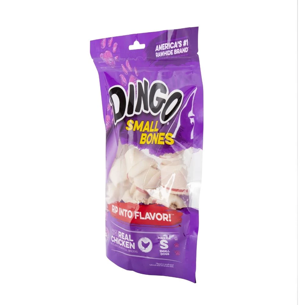 Outlet ๐ฏ Dingo Pet Treats Dingo Rawhide Small Bones Rawhide Chews for ๐ถ Dog Chicken Flavor ๐ - Image 3