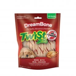 Deals ๐ DreamBone Pet Treats Twist Sticks with Real Chicken No-rawhide Chews for ๐ฆฎ Dog Chicken Flavor ๐คฉ