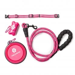 Coupon 🧨 Free Country Pet Accessories 🐶 Dog Essential 4pc Set Pink M 👏